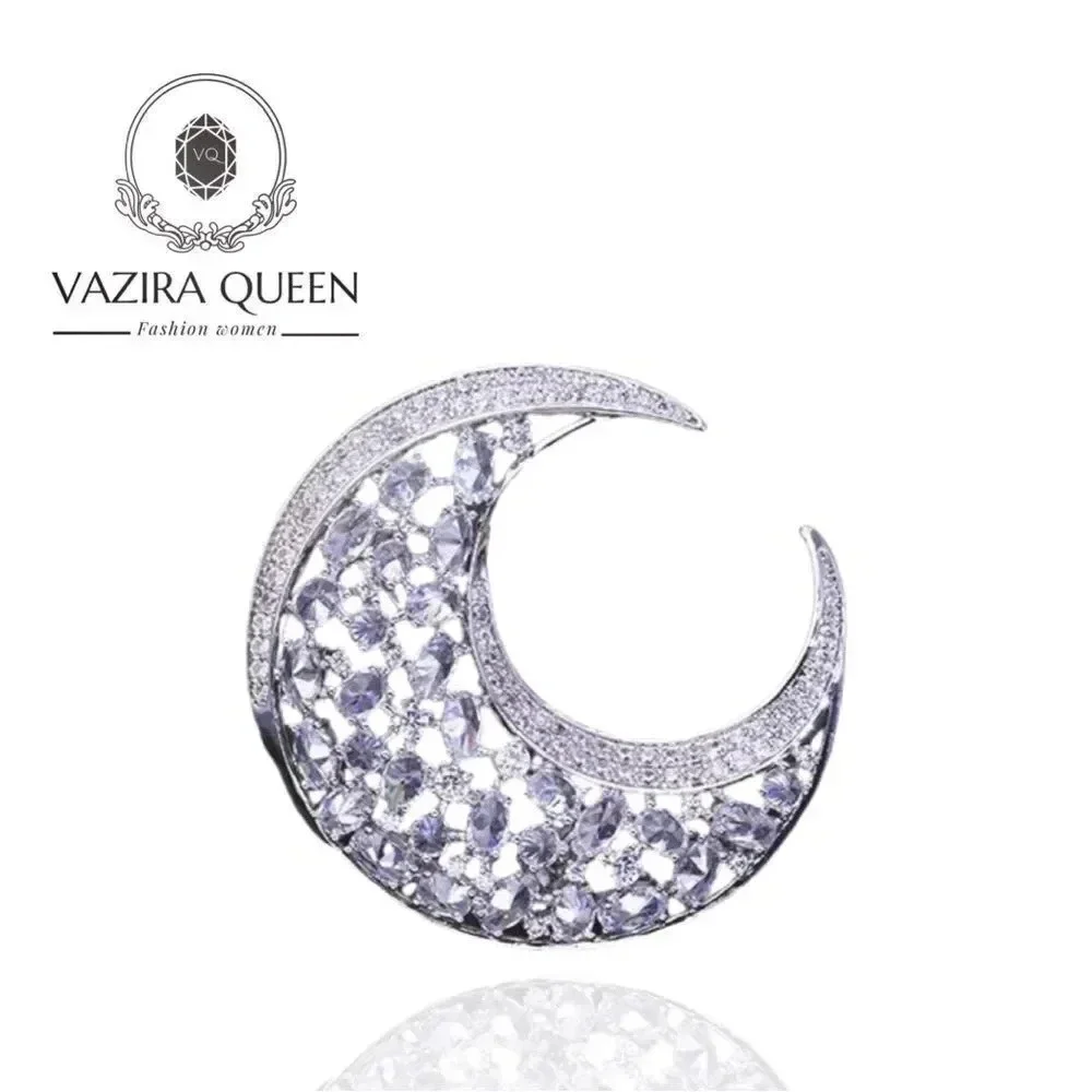 VQ Moon Brooch